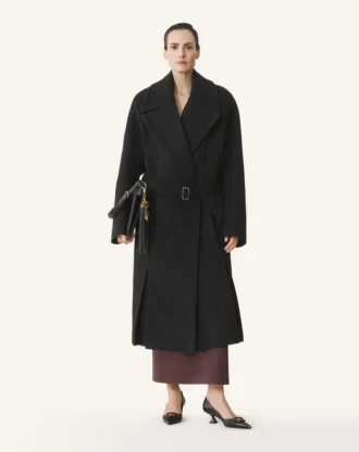 Langer Wollpeacoat