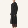 Langer Wollpeacoat Langer Wollpeacoat