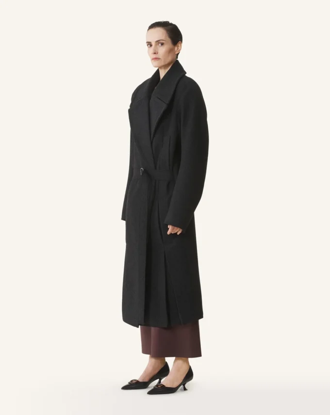 Langer Wollpeacoat Langer Wollpeacoat