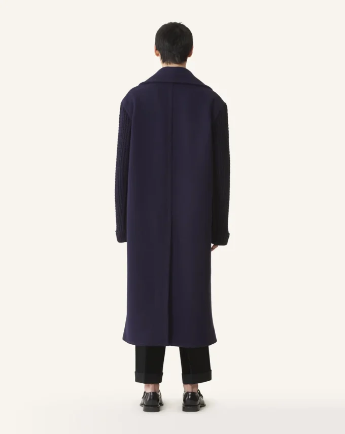 Langer Wollpeacoat Langer Wollpeacoat