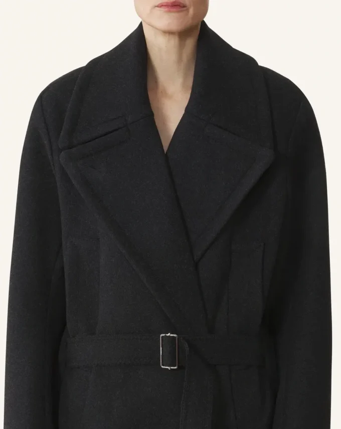 Langer Wollpeacoat Langer Wollpeacoat