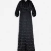 Langes besticktes Kleid