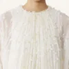 Langes Kleid aus Plumetis-Seide