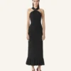 Langes Viskosekleid