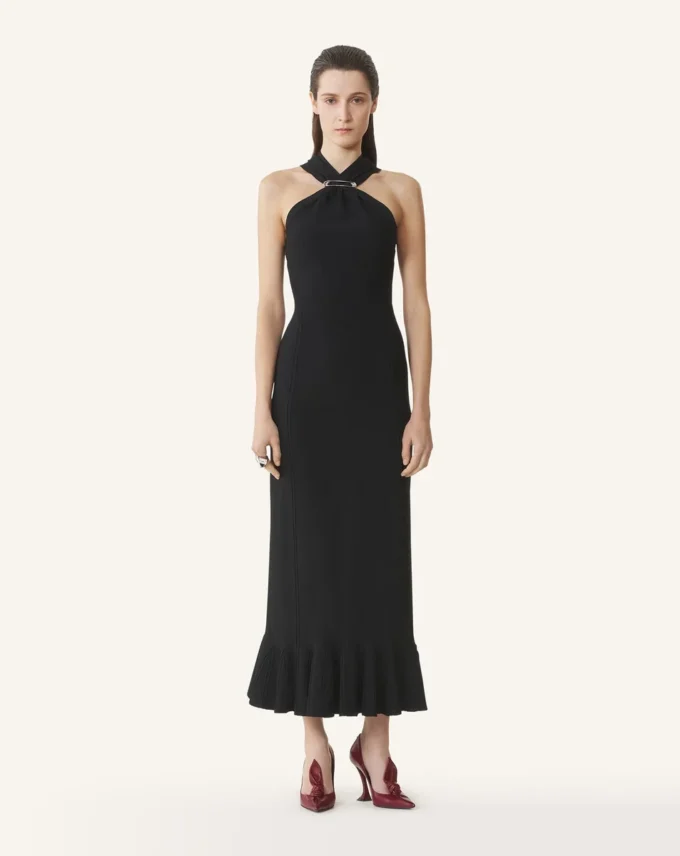Langes Viskosekleid