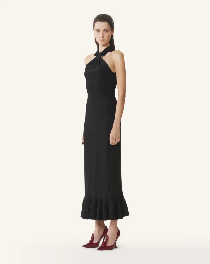 Langes Viskosekleid