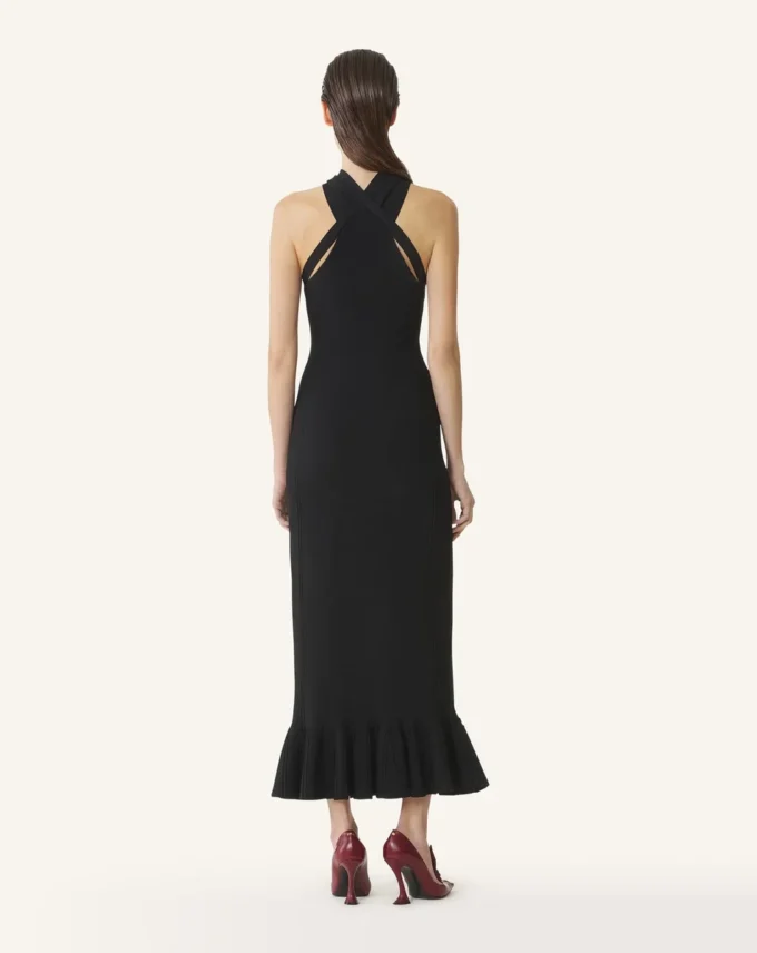 Langes Viskosekleid
