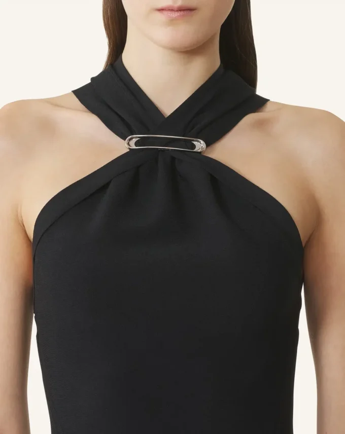 Langes Viskosekleid