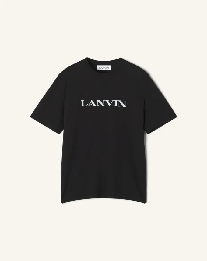 Lanvin Besticktes Baumwoll-T-Shirt Lanvin Besticktes Baumwoll-T-Shirt