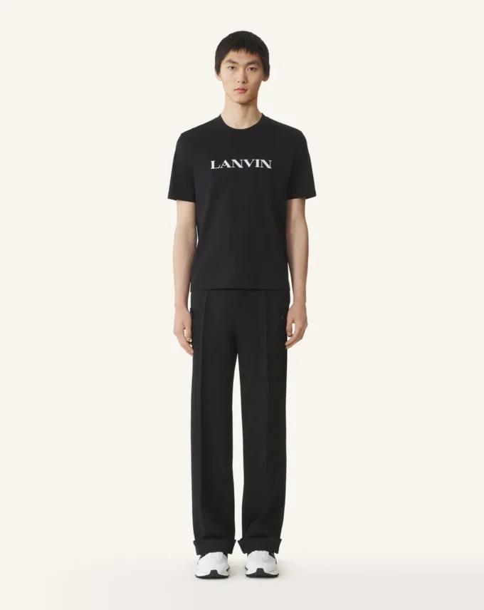 Lanvin Besticktes Baumwoll-T-Shirt Lanvin Besticktes Baumwoll-T-Shirt