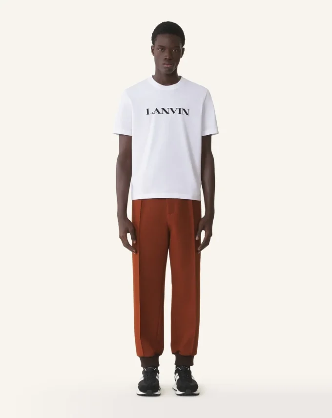 Lanvin Besticktes Baumwoll-T-Shirt Lanvin Besticktes Baumwoll-T-Shirt