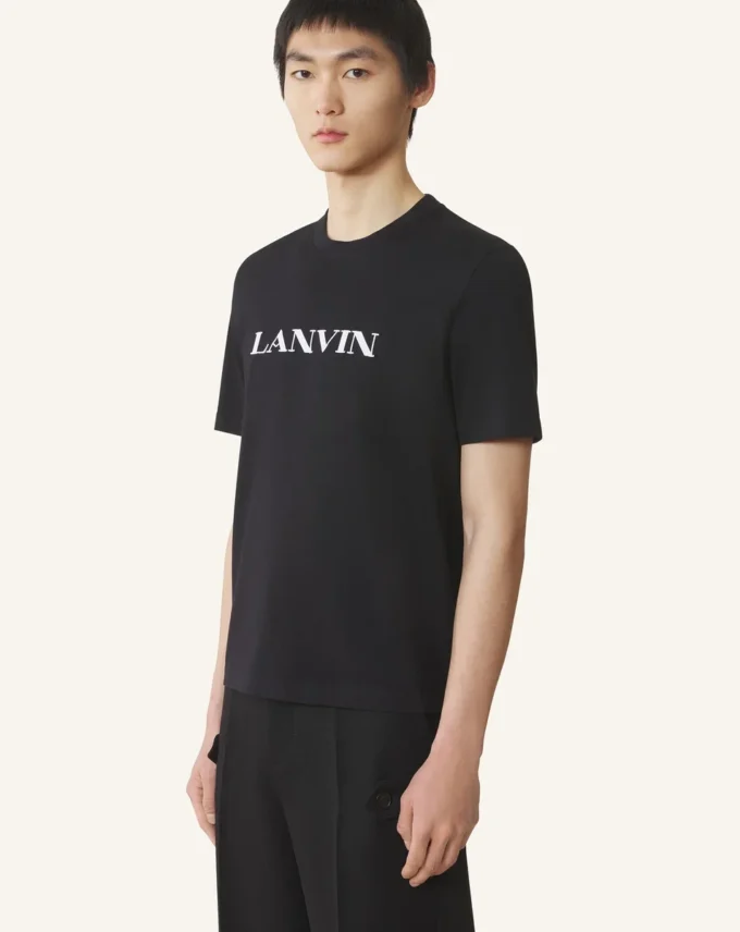 Lanvin Besticktes Baumwoll-T-Shirt Lanvin Besticktes Baumwoll-T-Shirt
