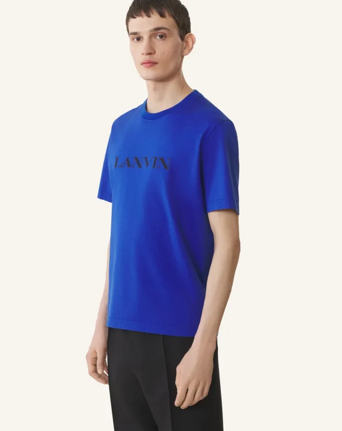 Lanvin Besticktes Baumwoll-T-Shirt Lanvin Besticktes Baumwoll-T-Shirt