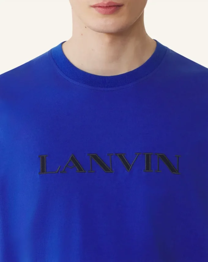 Lanvin Besticktes Baumwoll-T-Shirt Lanvin Besticktes Baumwoll-T-Shirt