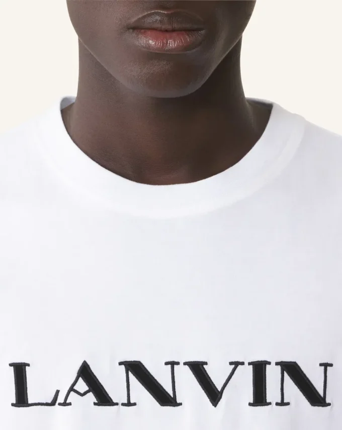 Lanvin Besticktes Baumwoll-T-Shirt Lanvin Besticktes Baumwoll-T-Shirt