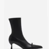 Lanvin Bow Ankle Boots aus Leder Lanvin Bow Ankle Boots aus Leder