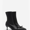 Lanvin Bow Ankle Boots aus Leder Lanvin Bow Ankle Boots aus Leder