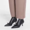 Lanvin Bow Ankle Boots aus Leder Lanvin Bow Ankle Boots aus Leder