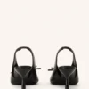 Lanvin Bow Slingback Pumps aus Leder