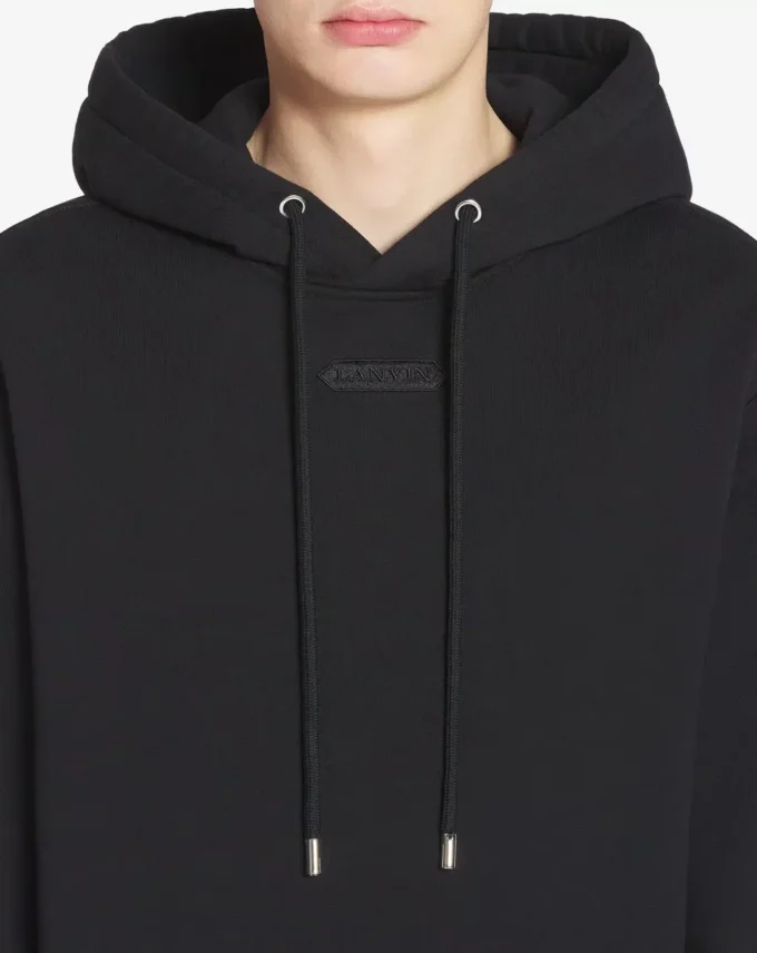 Lanvin Detail Loose-Fitting Hoodie Lanvin Detail Loose-Fitting Hoodie