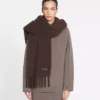 Lanvin Fransenschal aus Wolle