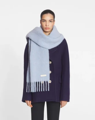 Lanvin Fransenschal aus Wolle