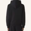 Lanvin Hoodie aus Baumwolle und Lammfell Lanvin Hoodie aus Baumwolle und Lammfell