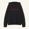 Lanvin Hoodie aus bestickter Baumwolle Lanvin Hoodie aus bestickter Baumwolle