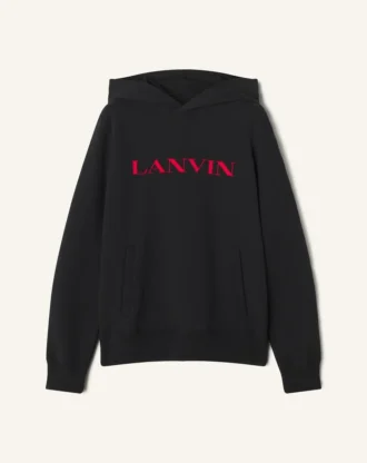 Lanvin Hoodie aus bestickter Baumwolle