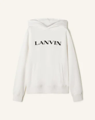 Lanvin Hoodie aus bestickter Baumwolle