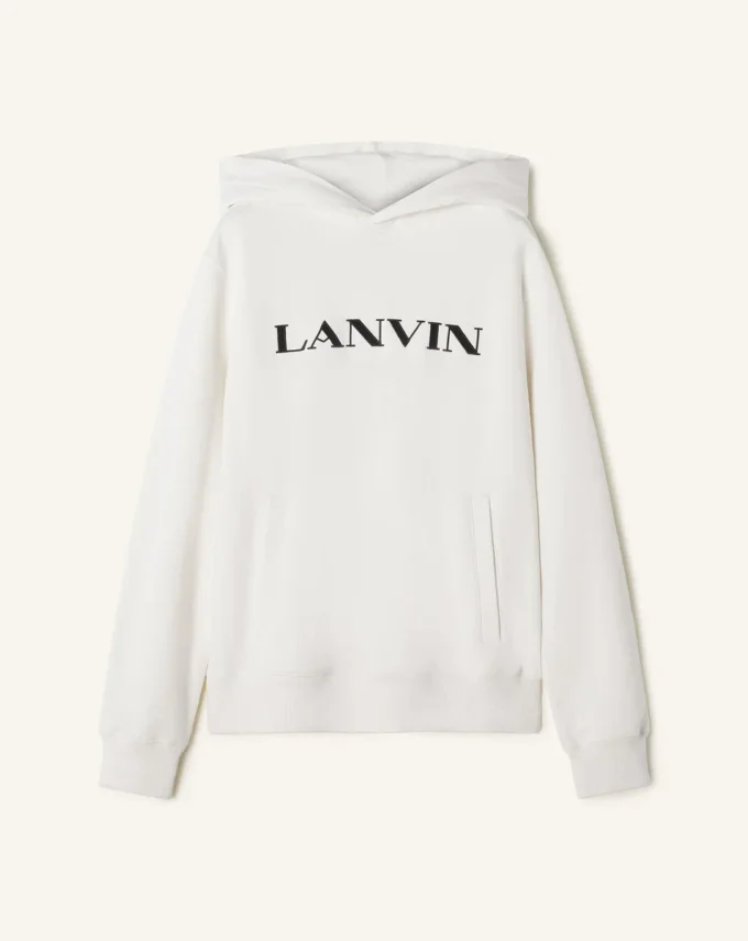 Lanvin Hoodie aus bestickter Baumwolle Lanvin Hoodie aus bestickter Baumwolle