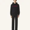 Lanvin Hoodie aus bestickter Baumwolle Lanvin Hoodie aus bestickter Baumwolle