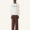 Lanvin Hoodie aus bestickter Baumwolle Lanvin Hoodie aus bestickter Baumwolle