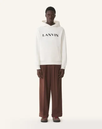 Lanvin Hoodie aus bestickter Baumwolle