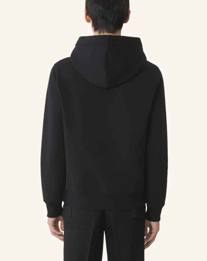 Lanvin Hoodie aus bestickter Baumwolle Lanvin Hoodie aus bestickter Baumwolle