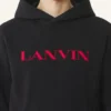 Lanvin Hoodie aus bestickter Baumwolle Lanvin Hoodie aus bestickter Baumwolle