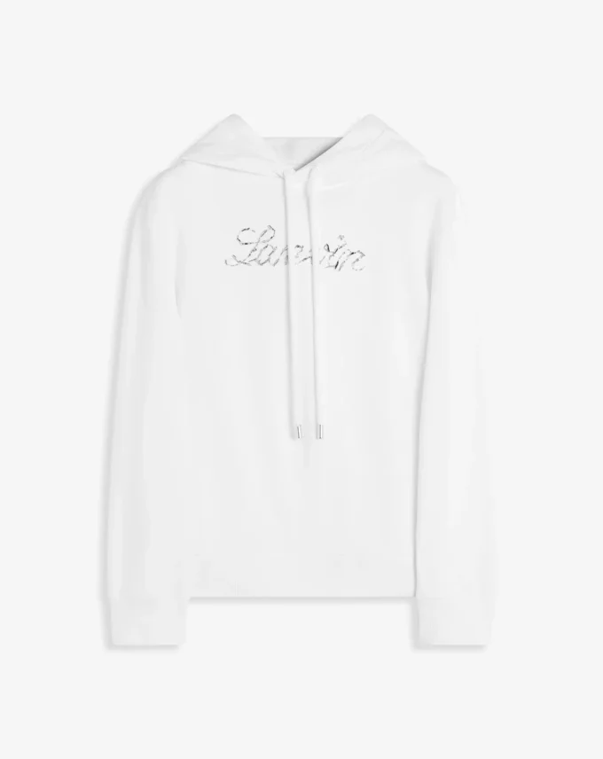 Lanvin Hoodie mit Perlenstickerei Lanvin Hoodie mit Perlenstickerei