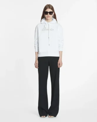 Lanvin Hoodie mit Perlenstickerei