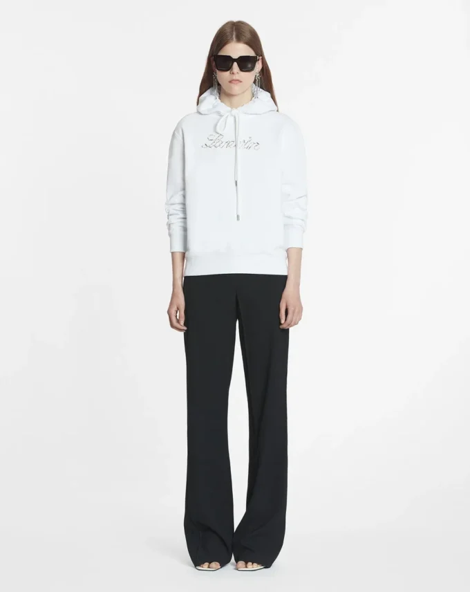 Lanvin Hoodie mit Perlenstickerei Lanvin Hoodie mit Perlenstickerei
