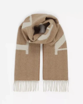 Lanvin Signature-Wollschal mit Fransen