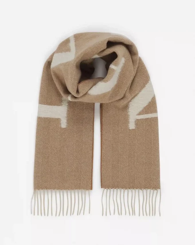 Lanvin Signature-Wollschal mit Fransen Lanvin Signature-Wollschal mit Fransen