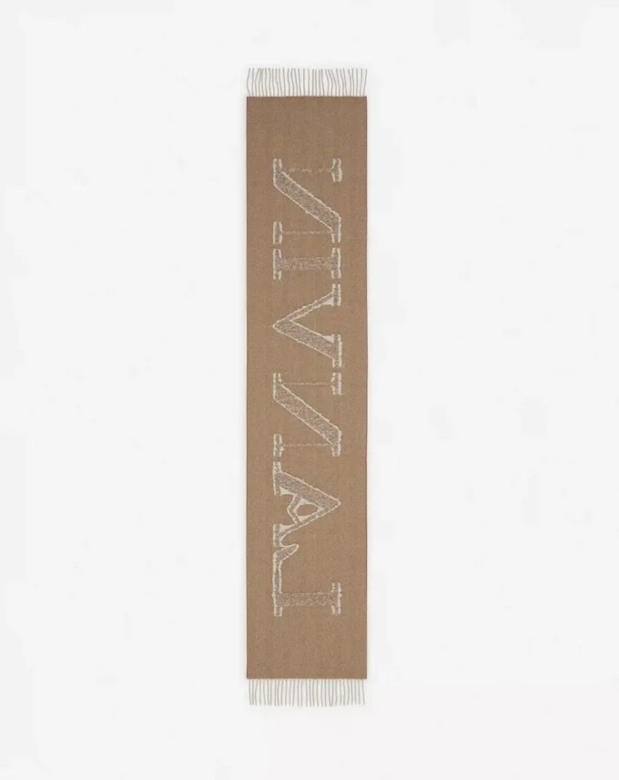 Lanvin Signature-Wollschal mit Fransen Lanvin Signature-Wollschal mit Fransen