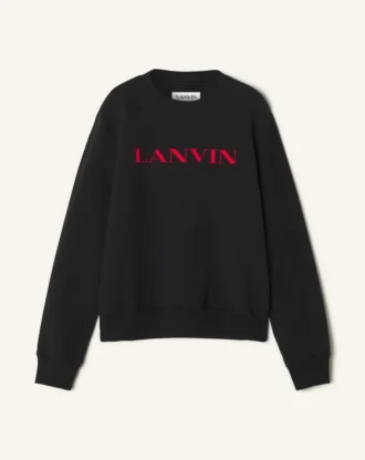Lanvin Sweatshirt aus bestickter Baumwolle