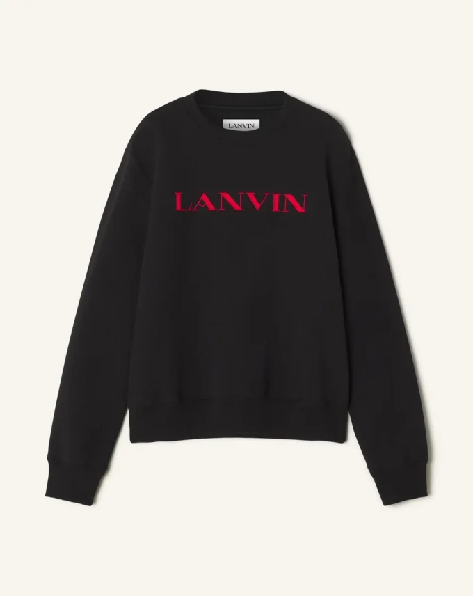 Lanvin Sweatshirt aus bestickter Baumwolle Lanvin Sweatshirt aus bestickter Baumwolle