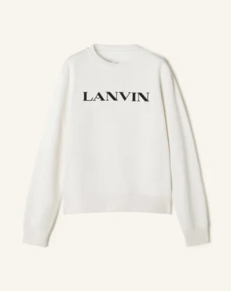 Lanvin Sweatshirt aus bestickter Baumwolle