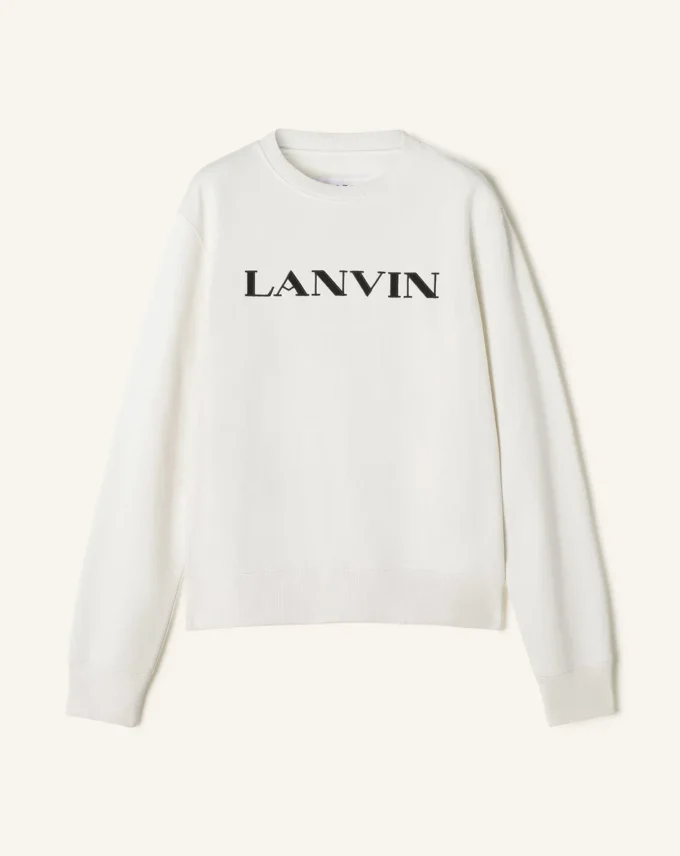 Lanvin Sweatshirt aus bestickter Baumwolle Lanvin Sweatshirt aus bestickter Baumwolle