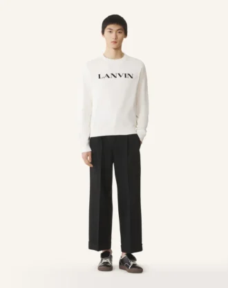 Lanvin Sweatshirt aus bestickter Baumwolle