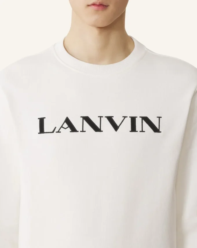 Lanvin Sweatshirt aus bestickter Baumwolle Lanvin Sweatshirt aus bestickter Baumwolle