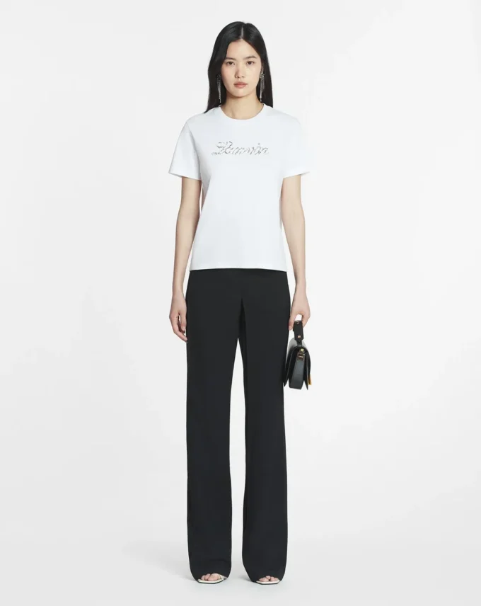 Lanvin T-Shirt mit Perlenstickerei Lanvin T-Shirt mit Perlenstickerei