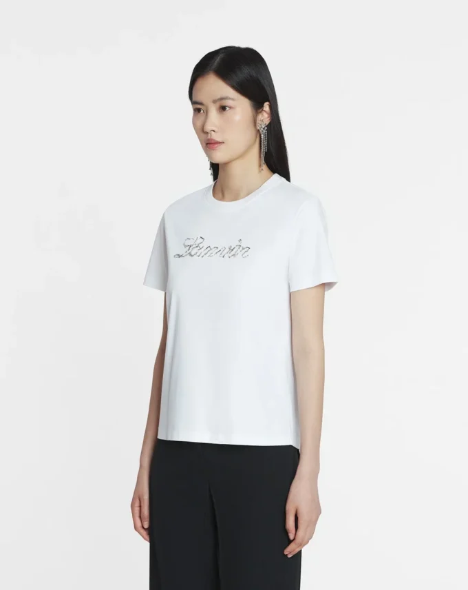 Lanvin T-Shirt mit Perlenstickerei Lanvin T-Shirt mit Perlenstickerei